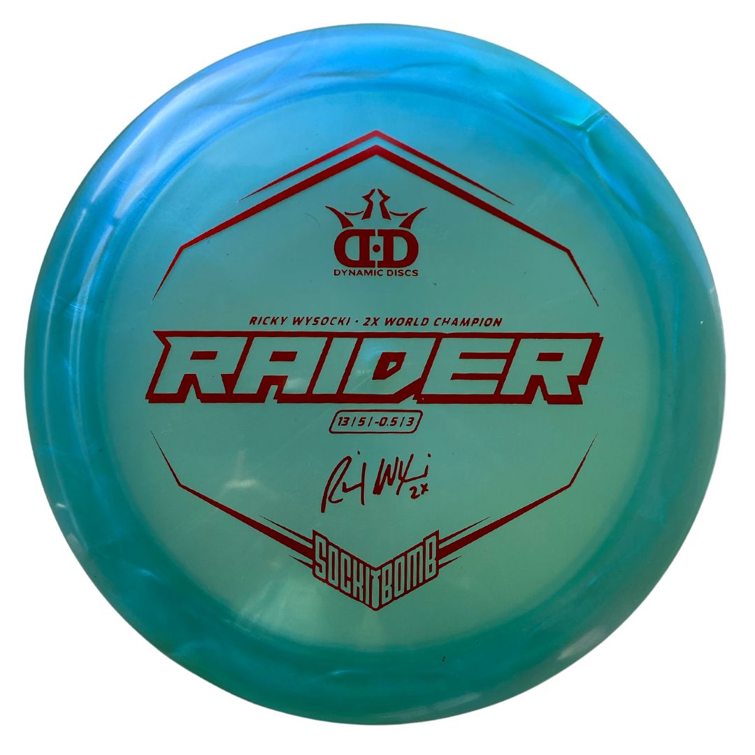 Dynamic Discs Lucid-X Chameleon Raider Ricky Wysocki Sockibomb Distance Driver