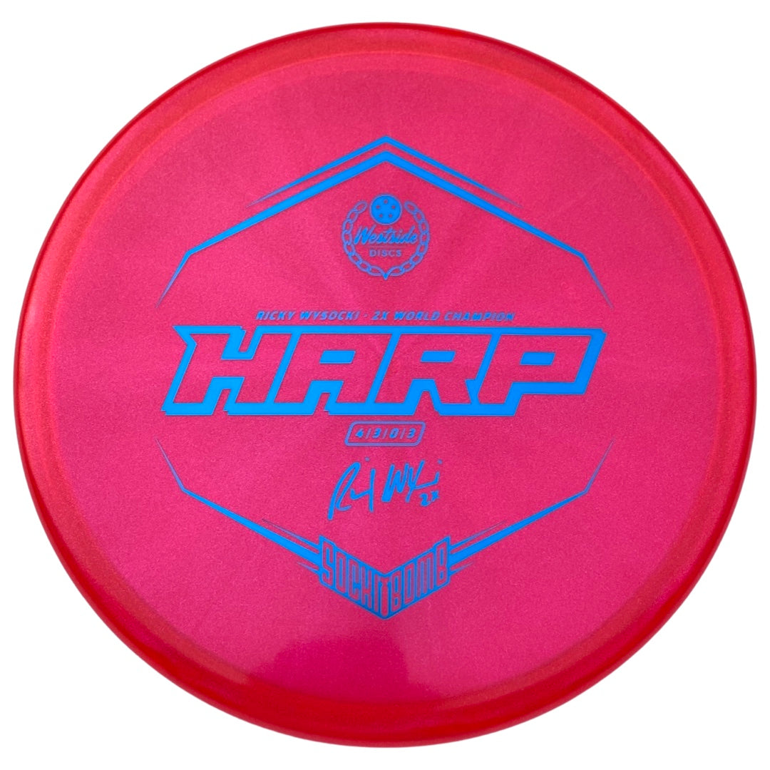 Westside Discs Harp - VIP Ice Glimmer Plastic - Sockibomb Stamp