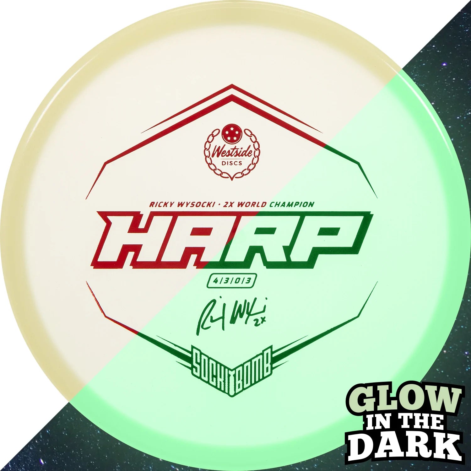 Westside Discs VIP Moonshine Harp Ricky Wysocki Sockibomb Glow