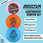 DGW Starter Bag Innova Disc Golf Starter Set - Juniors and Ladies