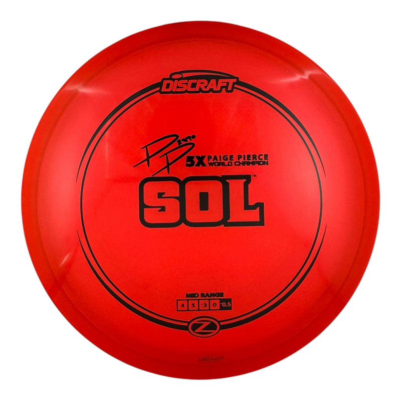 Discraft Sol - Z Plastic - Paige Pierce Signature