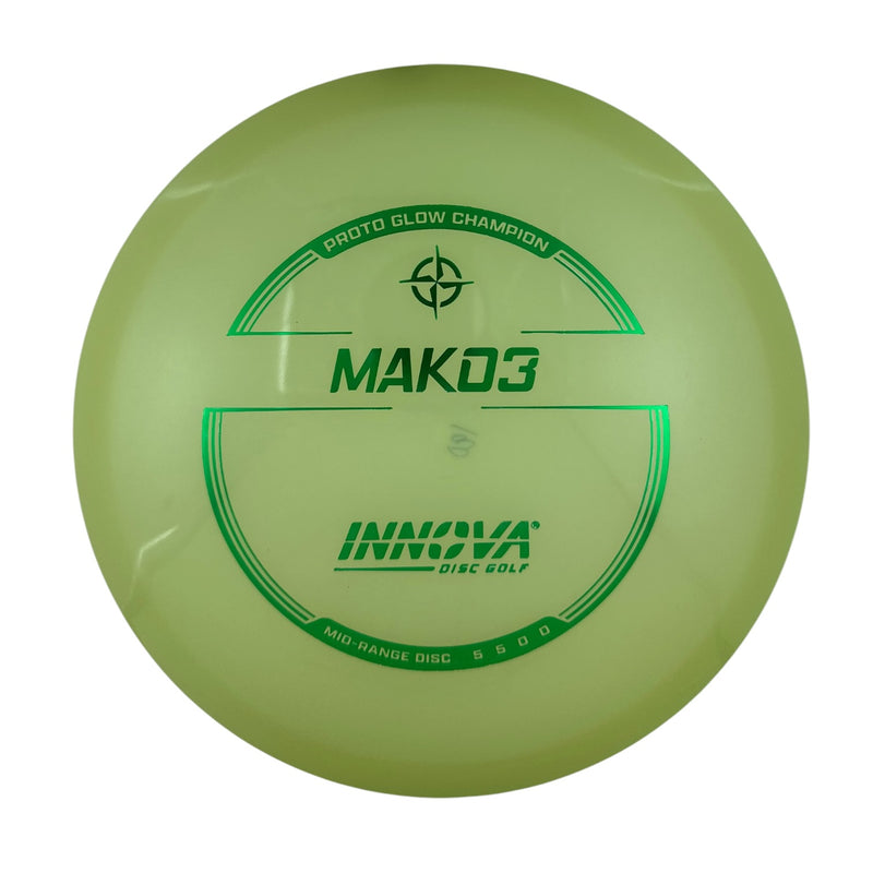 Innova Mako3 - Champion Proto Glow Plastic