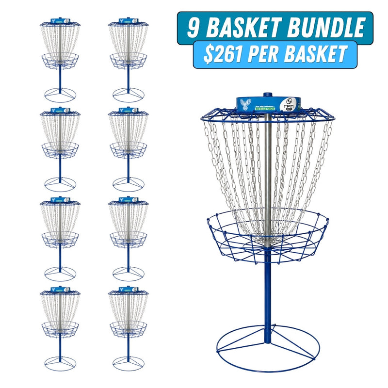 RPM DiscMate Lt Basket Bundle of 9