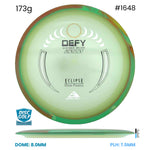 Disc Golf Warehouse Axiom Defy - Eclipse Glow Plastic Glow/Green Swirl Rim 173g