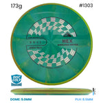 Disc Golf Warehouse Axiom Hex - Cosmic Neutron Plastic Teal/Silver, Black 173g