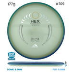 Disc Golf Warehouse Axiom Hex - Eclipse Glow Plastic Glow/Silver, Gold 177g