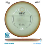 Disc Golf Warehouse Axiom Hex - Eclipse Glow Plastic Glow/Silver, Gold 177g