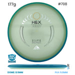 Disc Golf Warehouse Axiom Hex - Eclipse Glow Plastic Glow/Silver, Gold 177g