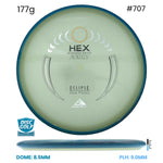 Disc Golf Warehouse Axiom Hex - Eclipse Glow Plastic Glow/Silver, Gold 177g