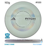 Disc Golf Warehouse Axiom Pitch - Neutron Soft Plastic White/Black, Rainbow Holo 163g