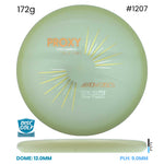 Disc Golf Warehouse Axiom Proxy - Total Eclipse Glow Plastic Green/White Glow Rim/Silver & Gold 172g