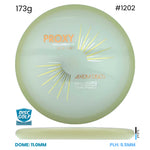 Disc Golf Warehouse Axiom Proxy - Total Eclipse Glow Plastic Purple/Green Glow Rim/Black, Gold 173g