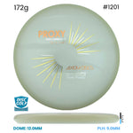 Disc Golf Warehouse Axiom Proxy - Total Eclipse Glow Plastic White/Blue Glow Rim/Black, Gold 172g