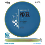 Disc Golf Warehouse Axiom Simon Line Pixel - Electron Firm Plastic blue/White 168g