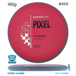 Disc Golf Warehouse Axiom Simon Line Pixel - Electron Firm Plastic Red/White 166g