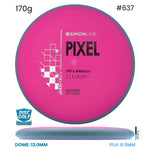 Disc Golf Warehouse Axiom Simon Line Pixel - Electron Soft Plastic Pink/Black 170g