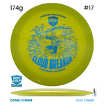 Disc Golf Warehouse Discmania Cloud Breaker - Q-Line Plastic - Gannon Buhr Signature Series Green/Blue Metallic 174g