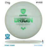 Disc Golf Warehouse Discmania Evolution Origin - Neo Plastic White/Green Metallic 174g