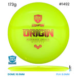 Disc Golf Warehouse Discmania Evolution Origin - Neo Plastic Yellow/Red Metallic 173g