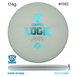 Disc Golf Warehouse Discmania Logic - Soft Exo Plastic White/Blue Metallic 174g