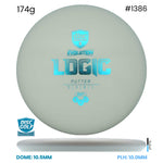 Disc Golf Warehouse Discmania Logic - Soft Exo Plastic White/Blue Metallic 174g