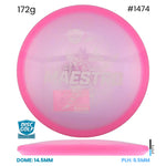 Disc Golf Warehouse Discmania Maestro - Active Premium Plastic Pink/White 172g