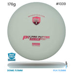 Disc Golf Warehouse Discmania P2 - D Line Flex 1 Plastic White/Red 176g