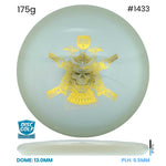 Disc Golf Warehouse Discmania Sensei - Active Premium Glow Plastic - Undead Samurai 2 Glow/Gold 175g