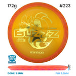 Disc Golf Warehouse Discraft Buzzz - FuZed Z Plastic (Buzzz Saw) Orange/#223/Gold 172g