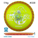 Disc Golf Warehouse Discraft Buzzz - FuZed Z Plastic (Buzzz Saw) Yellow/#228/Silver, Red Metallic 174g