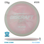 Disc Golf Warehouse Discraft Cicada - ESP Plastic Pink/White 176g