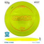 Disc Golf Warehouse Discraft Cicada - Z Lite Plastic Yellow/Red Metallic 163g