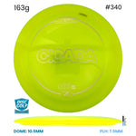Disc Golf Warehouse Discraft Cicada - Z Lite Plastic Yellow/Silver 163g