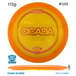 Disc Golf Warehouse Discraft Cicada - Z Plastic Orange/Red Metallic 172g