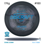 Disc Golf Warehouse Discraft Cigarra - ESP Plastic - Anthony Barela Signature Black/Blue Metallic 176g