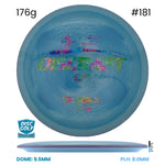 Disc Golf Warehouse Discraft Cigarra - ESP Plastic - Anthony Barela Signature Blue/Multicolor Sparkle 176g