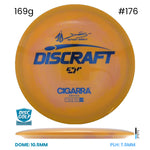 Disc Golf Warehouse Discraft Cigarra - ESP Plastic - Anthony Barela Signature Orange/Blue Metallic 169g