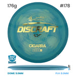 Disc Golf Warehouse Discraft Cigarra - ESP Plastic - Anthony Barela Signature Turquoise/Gold 176g