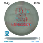 Disc Golf Warehouse Discraft Cigarra - Special Blend Plastic - Anthony Barela 2026 Tour Series Gray/Blue Metallic, Red Metallic 174g
