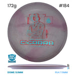 Disc Golf Warehouse Discraft Cigarra - Special Blend Plastic - Anthony Barela 2026 Tour Series Pink/#184/Blue Metallic, Red Metallic 172g
