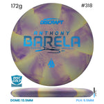 Disc Golf Warehouse Discraft Focus - CT Swirl Plastic - Anthony Barela Signature Purple/#318/Blue Metallic 172g