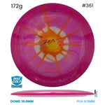 Disc Golf Warehouse Discraft Hades -  Paul McBeth Fly Dye Z Pink/Red Metallic 172g