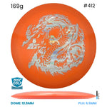 Disc Golf Warehouse Discraft Heat - Big Z Plastic Orange/Silver 169g