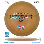 Disc Golf Warehouse Discraft Scorch - ESP Plastic Orange/Multicolor 174g