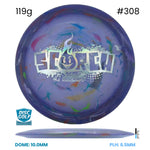 Disc Golf Warehouse Discraft Scorch - Light Weight Jawbreaker Plastic Purple/#308/Silver 119g