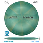 Disc Golf Warehouse Discraft Scorch - Titanium Plastic Turquoise/Black 174g