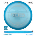Disc Golf Warehouse Discraft Sled - Z Plastic Blue/Silver 176g