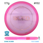 Disc Golf Warehouse Discraft Sled - Z Plastic Pink/#152/Red Metallic 177g