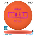 Disc Golf Warehouse Discraft UltraLuna - Putter Line Hard Orange#294/Purple Metallic 170g