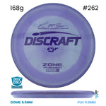 Disc Golf Warehouse Discraft Zone - ESP Paul McBeth Signiture 6X Purple/Purple Metallic 168g